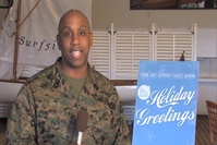 Master Gunnery Sgt. Blain holiday greeting