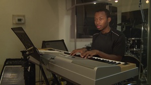 Deployed Airman Stays Spiritually Resilient Through Music