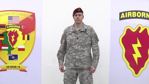 1st Sgt. George Bush