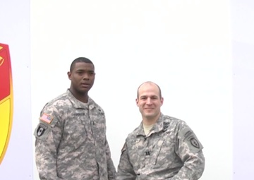Capt. Ross Low and 1st Lt. Gregory Robinson