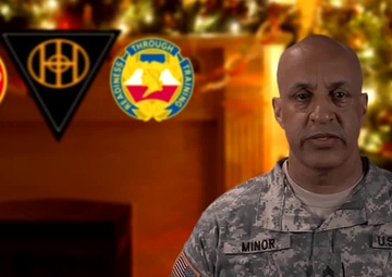 Holiday Greeting by MSG William Minor of the 83rd USARRTC