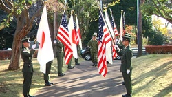 Ambassador Kennedy Visits Troops at Yama Sakura