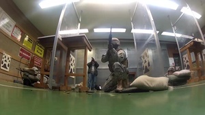 39th Sig Bn Soldier Qualification Test at the 25m Range Chievres Air Base BE