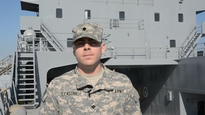 SPC Gage Leasure sends holiday greeting