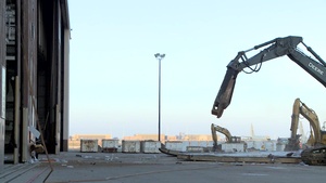 Hangar 1106 Demolition B-Roll