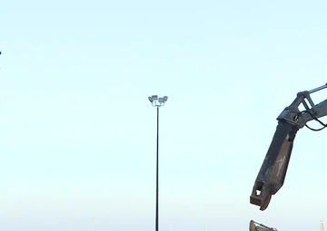 Hangar 1106 Demolition B-Roll