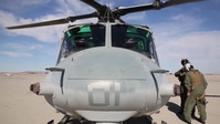 HMLA-267 UH-1Y Hueys Flying Over Yuma