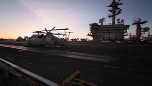 USS Nimitz Army Navy Game 2014 Spirit Spot