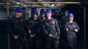 USS Harry S. Truman Army Navy Football Spot