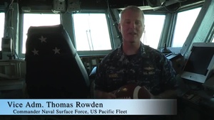 Vice Adm. Thomas Rowden Army-Navy Spot