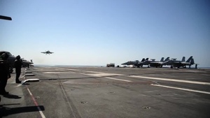 USS Carl Vinson (CVN 70) Army Navy Game Message