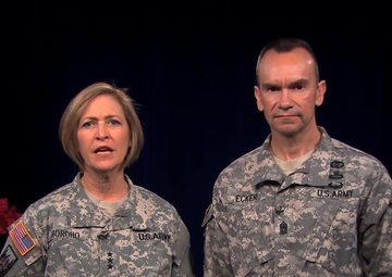 LTG Patricia D. Horoho &amp; CSM Gerald Ecker Holiday Greeting