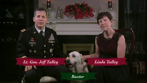 Lt. Gen. Jeffrey and Mrs. Linda Talley Holiday Greeting