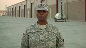 Master Sgt. Cynthia Gyening Holiday Shout-Out