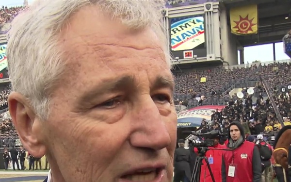 Defense Secretary Speaks Before Army-Navy Game