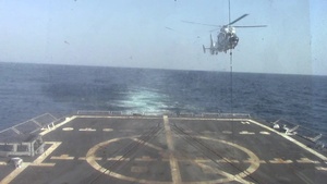 Chinese Helo Landing on Sterett