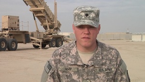 Spc. Nicholas May Holiday Shout-out