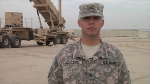 Staff Sgt. Fernando Quiceno Holiday Shout-out