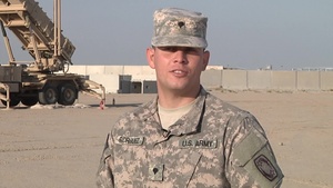 Spc. Erick Rodriguez Holiday Shout-out