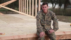 Interview 15th MEU Marines Build SWA Hut