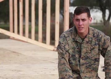 Interview 15th MEU Marines Build SWA Hut
