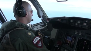 Looking Out the Window at the Water During MH370 Search and Rescue Effort