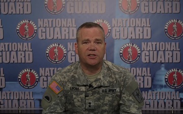 Maj Gen Lyons Sends Guard Birthday and Holiday Greetings