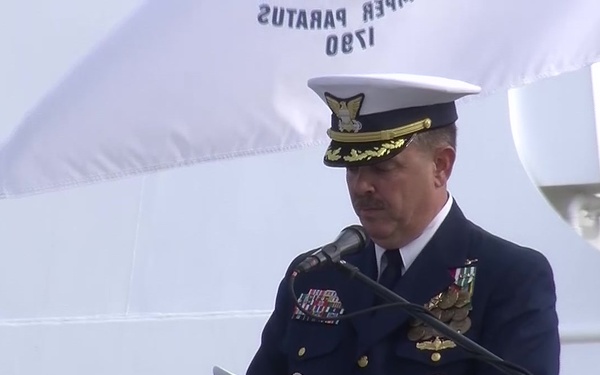 Coast Guard Cutter Hamilton Commissioning