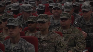 13th SC(E) Uncases Colors, Assumes Logistics Mission in Kuwait