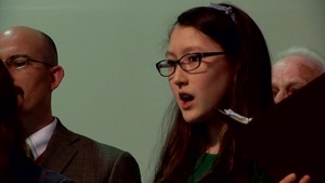 B-Roll of CFAS Singing Christmas Carols