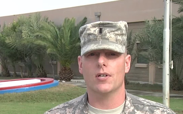 1st Lt. Eric Shaw Holiday Shout-out