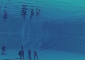 Pacific's Only Army Dive Unit Conducts Underwater Change of Command
