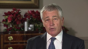 Sec Def Hagel Holiday 2013