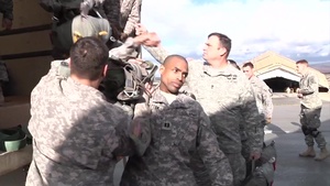 Multinational Unit Jumps Together During Holidays