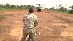 Task Force Iron Knights Conduct Remote Refuel Operation in Liberia
