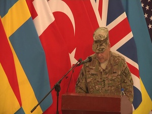 Gen. Campbell's Speech at the Change of Mission Ceremony from ISAF to RS