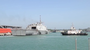 USS Fort Worth Gets Underway