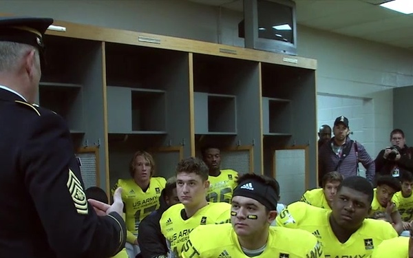 SM of Army Visits West Team