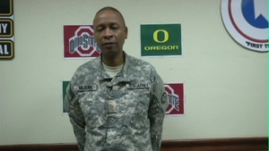MAJ Wayne Milburn NCAA Football Championship Game Shoutout