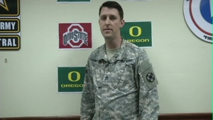 SSG Jason Tompson NCAA Football Championship Game Shoutout
