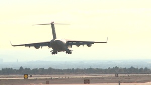 Joint Forcible Entry 14-B: C-17 & C-130 Takeoffs / Landings At Nellis AFB