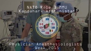 Physician Anesthesiologists Keep Patients Safe in Afghanistan