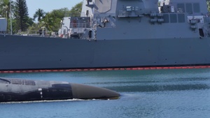 USS Mississippi (SSN 782) getting underway b-roll