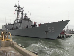 USS Kauffman Departure