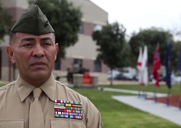 MEB-A deactivates, cases their colors (MGySgt Tommy Vigil interview)