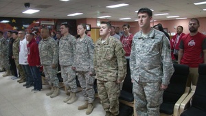 National Anthem - NCAA Championship Game Watch Party in Kuwait