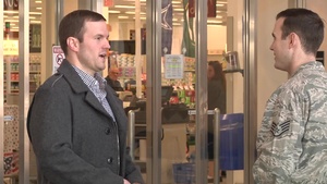 Military Commissaries Work to Stock Shelves