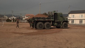 Base Personnel Come Together to Build a New Baseball Field