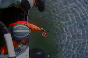 Coast Guard, Marine Corps Hoist Two in NC
