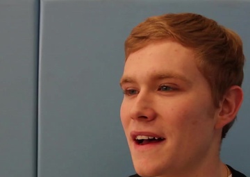 Medfield HS senior given Sports Illustrated award from SI, Marines - Interview bite 1